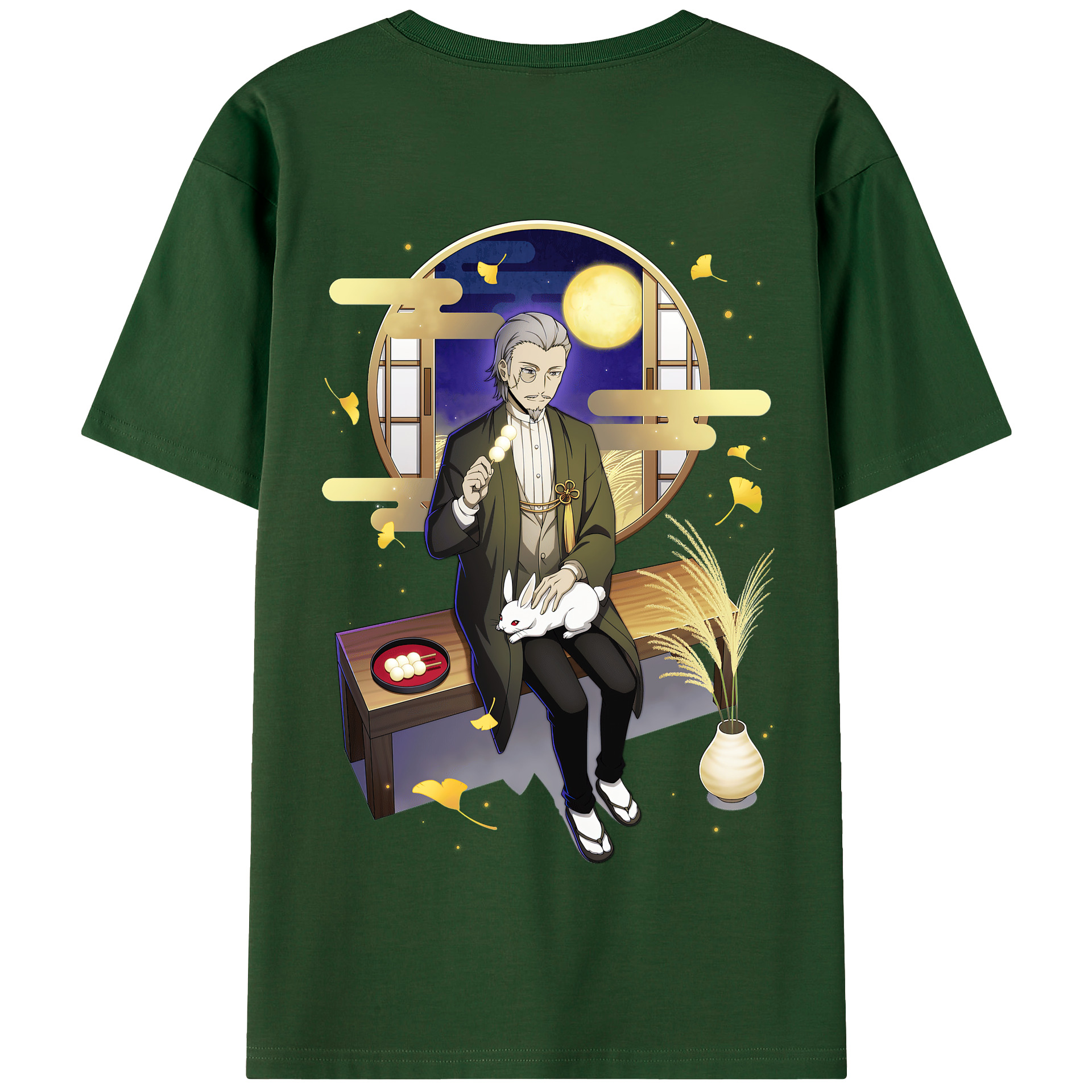 （画像用） 文豪ストレイドッグス Bungo Stray Dogs 綿100％半袖Tシャツ（背面プリント）